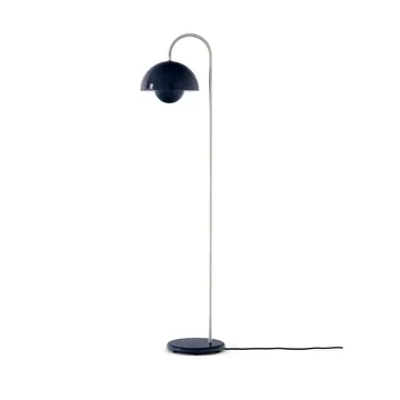 Flowerpot VP12 floor lamp - Steel blue - &Tradition