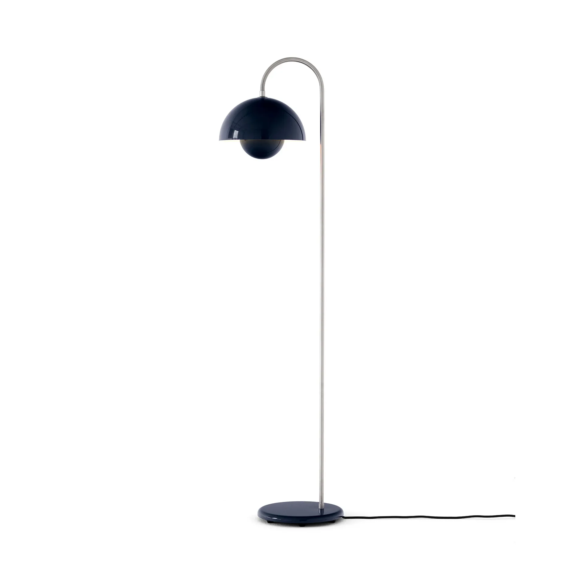Flowerpot VP12 floor lamp, Steel blue &Tradition