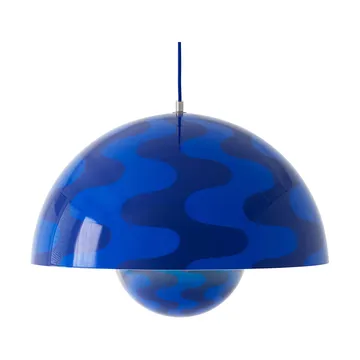 Flowerpot VP2 pendant lamp big - Cobalt blue-Twilight blue - &Tradition