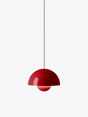 Flowerpot VP2 pendant lamp big - Vermilion red - &Tradition