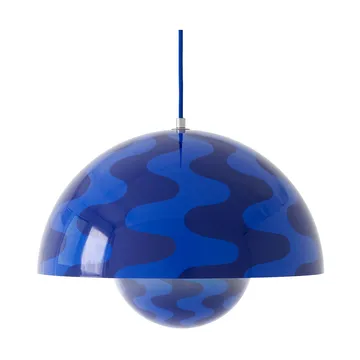Flowerpot VP7 pendant lamp - Cobalt blue-Twilight blue - &Tradition