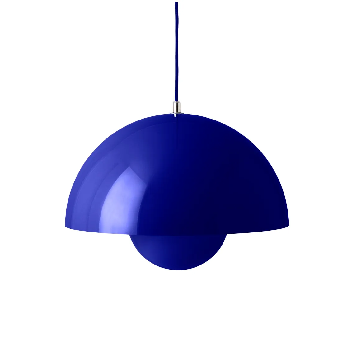 Flowerpot VP7 pendant lamp, Cobalt blue &Tradition