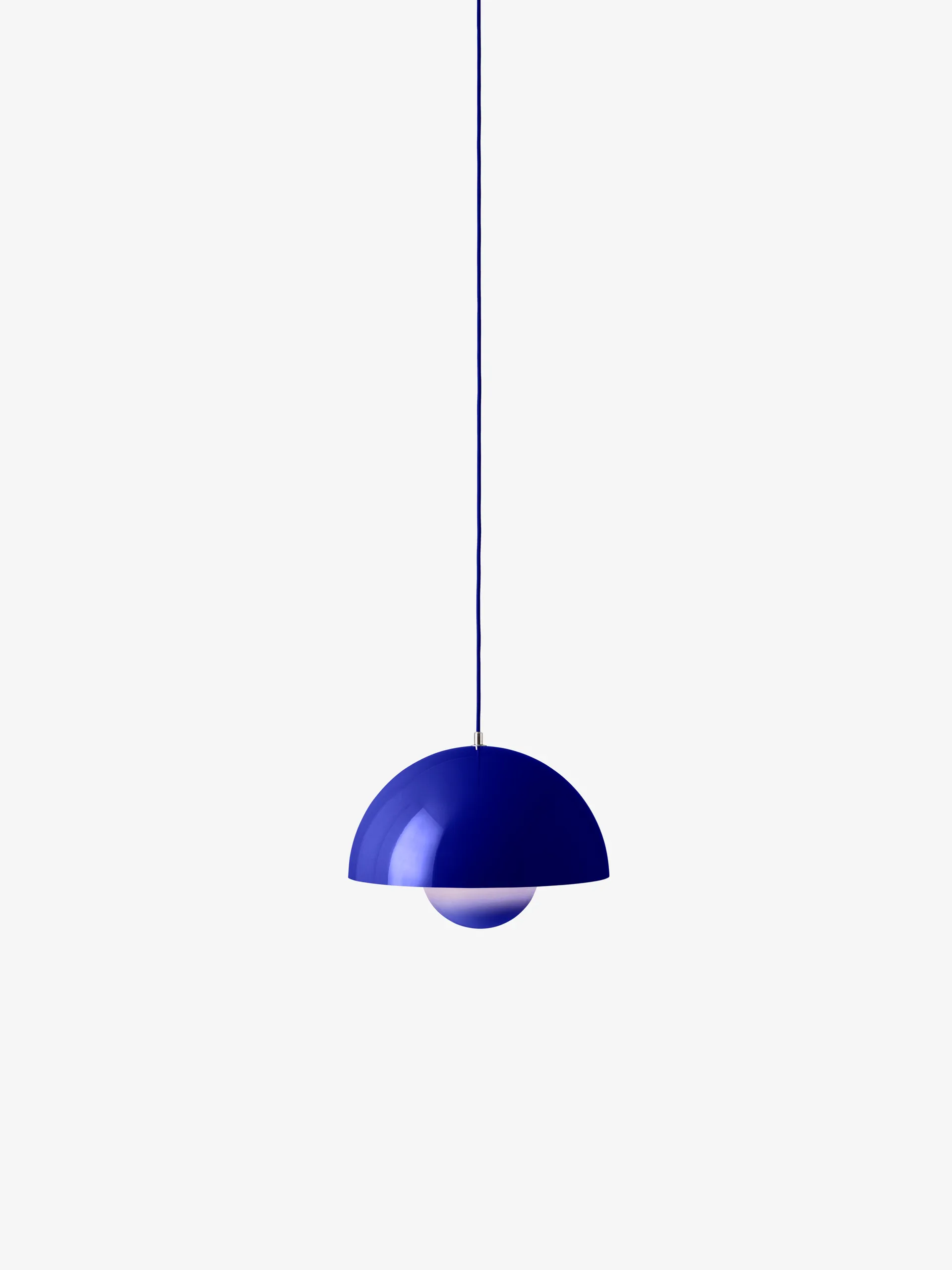 Flowerpot VP7 pendant lamp, Cobalt blue &Tradition