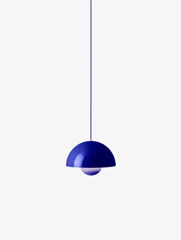 Flowerpot VP7 pendant lamp - Cobalt blue - &Tradition