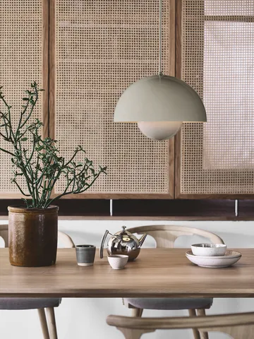Flowerpot VP7 pendant lamp - grey-beige - &Tradition