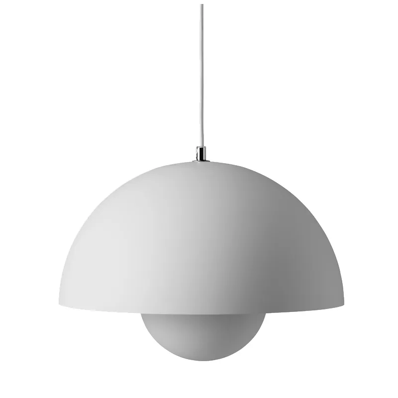 Flowerpot VP7 pendant lamp, matte light grey &Tradition