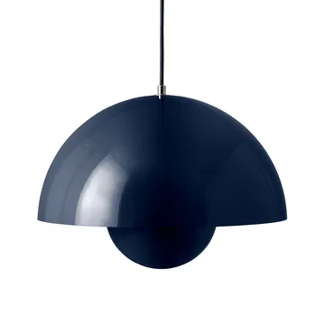 Flowerpot VP7 pendant lamp - Steel blue - &Tradition