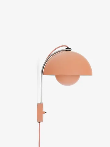 Flowerpot VP8 wall lamp - Beige red - &Tradition