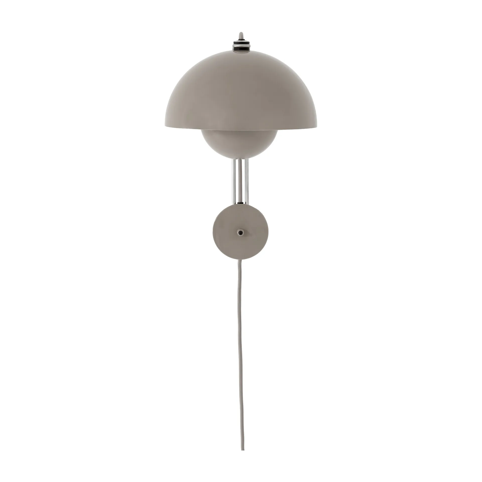 Flowerpot VP8 wall lamp, Grey beige &Tradition