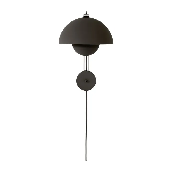 Flowerpot VP8 wall lamp - Matte black - &Tradition