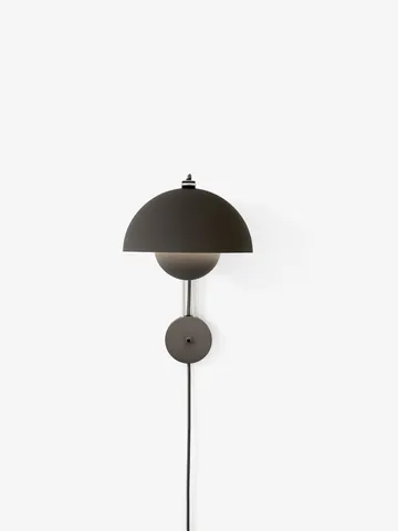 Flowerpot VP8 wall lamp - Matte black - &Tradition