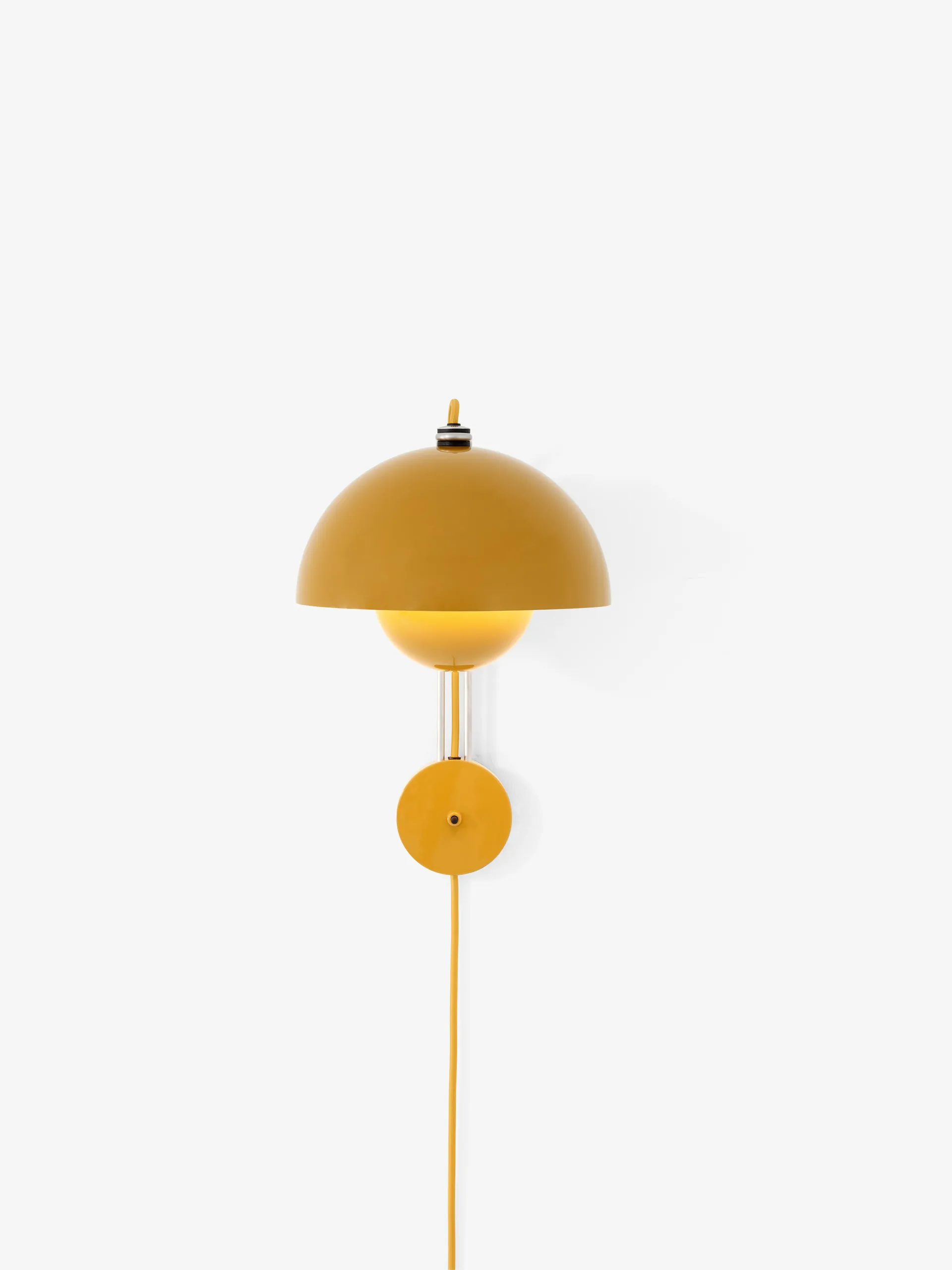 Flowerpot VP8 wall lamp, Mustard &Tradition