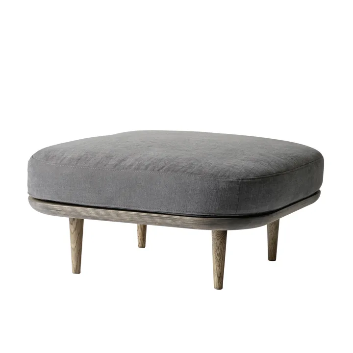 Fly Pouf Sc9 - Smoked oiled oak + grey fabric - &Tradition