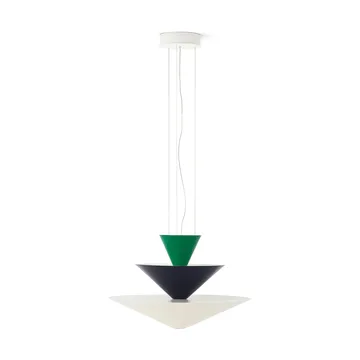 Gio LN14 pendant lamp Ø60 cm - Signal green-deep blue-ecru - &Tradition