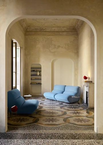 Hi Lo modular sofa configuration A Gentle 0733 - &Tradition