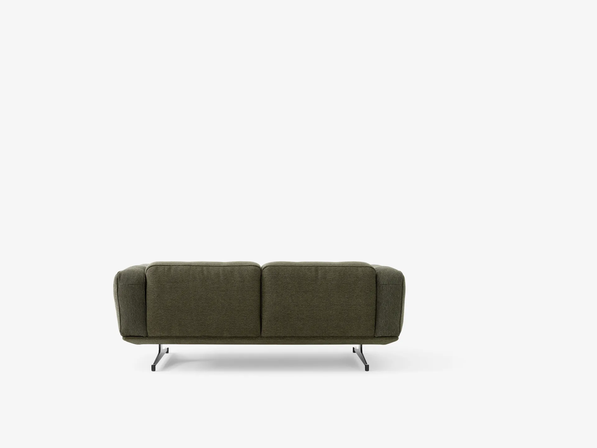 Inland AV22 sofa 2-seater, Clay 0014-warm black &Tradition