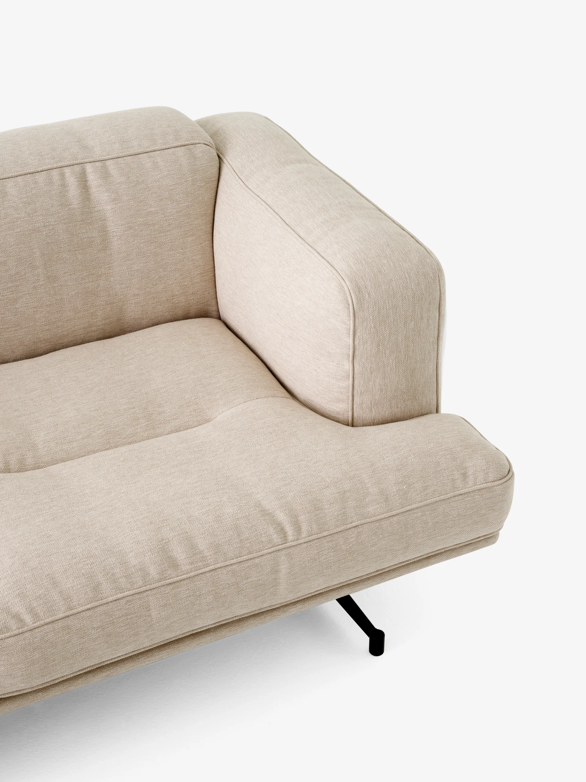 Inland AV23 3-seater sofa, Clay 0011-warm black &Tradition