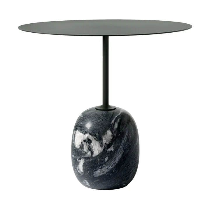 Lato LN9 side table - Deep green-verde grigio, 40x50x45 cm - &Tradition