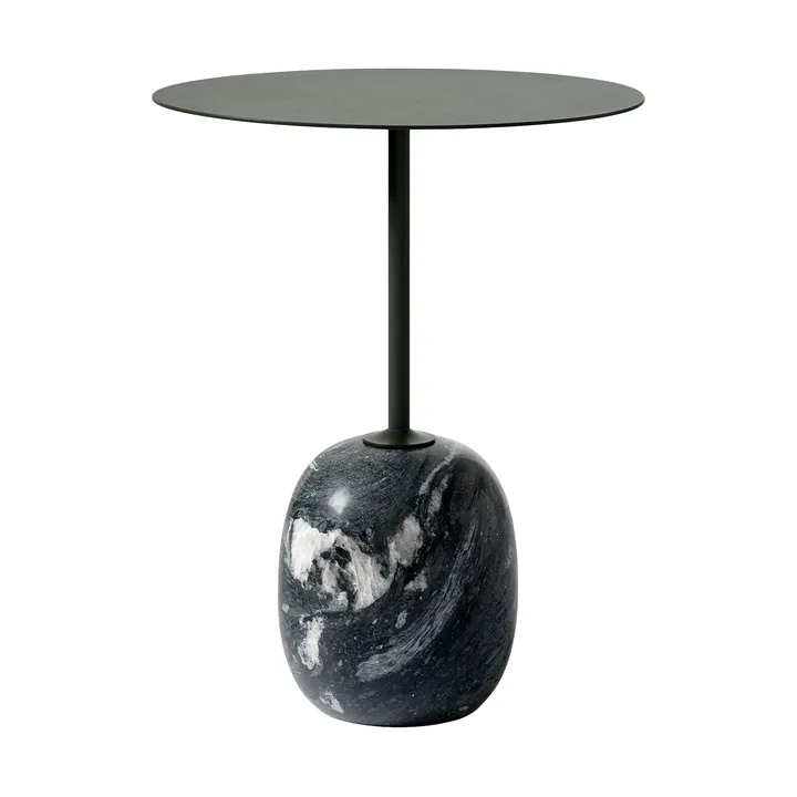 Lato side table LN8 - Deep green-verde grigio, Ø40x50 cm - &Tradition