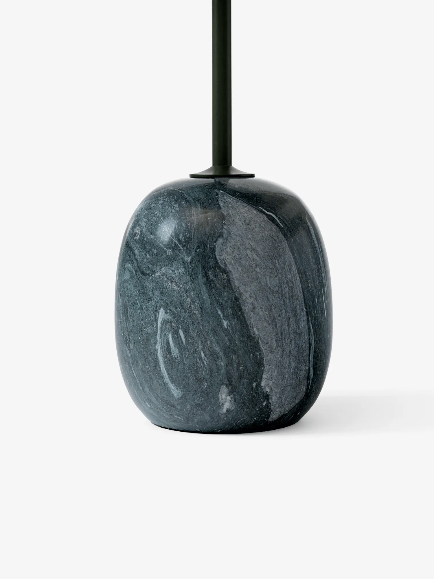 Lato side table LN8, Deep green-verde grigio, Ø40x50 cm &Tradition