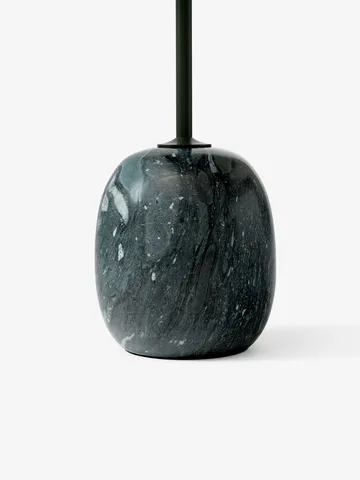 Lato side table LN8 - Deep green-verde grigio, Ø40x50 cm - &Tradition