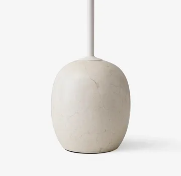 Lato side table LN8 - Lacquered oak-Crema diva marble - &Tradition