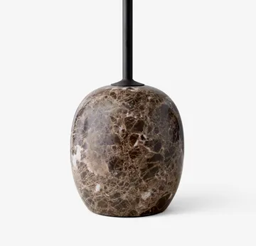 Lato side table LN8 - Lacquered walnut-Emperador marble - &Tradition