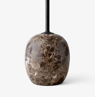 Lato side table LN8 - Warm black-Emparador marble - &Tradition