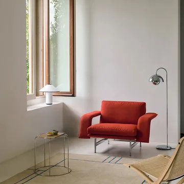 Meantime AV29 lounge chair - Pol. aluminium-Fiord 0571 - &Tradition