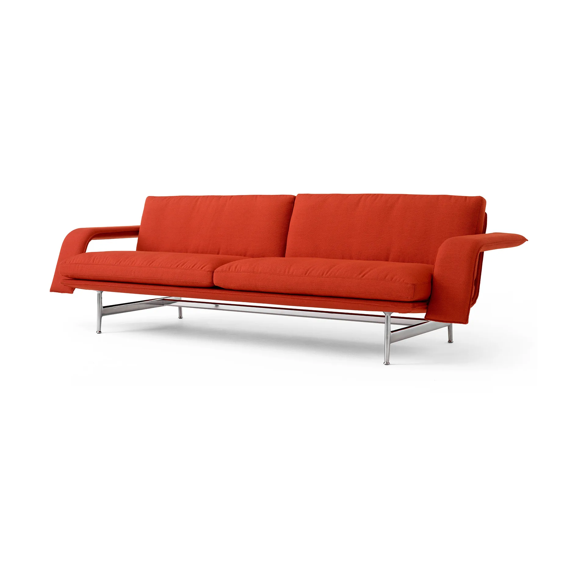 Meantime AV31 3-seater sofa, Pol. aluminium-Fiord 0571 &Tradition