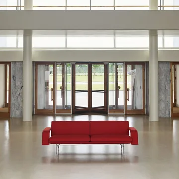 Meantime AV31 3-seater sofa - Pol. aluminium-Fiord 0571 - &Tradition