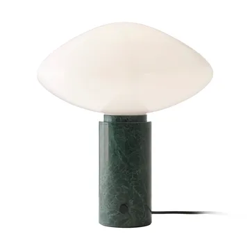 Mist AP17 table lamp Ø37 cm - Matt White & Guatemala Verde - &Tradition