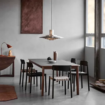 Patch HW1 dining table - Cacao orinoco. oiled walnut stand - &Tradition