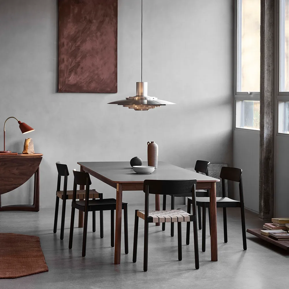 Patch HW1 dining table, Griogo londra. smoked oiled oak stand &Tradition