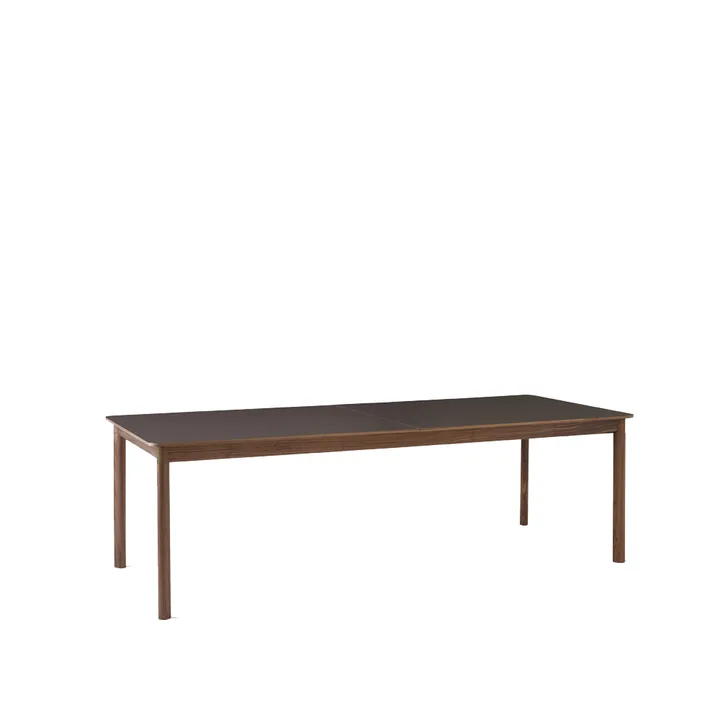 Patch HW2 dining table - Cacao orinoco. oiled walnut stand - &Tradition