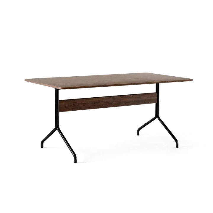 Pavilion dining table AV18 160x90 cm - Walnut-black frame - &Tradition