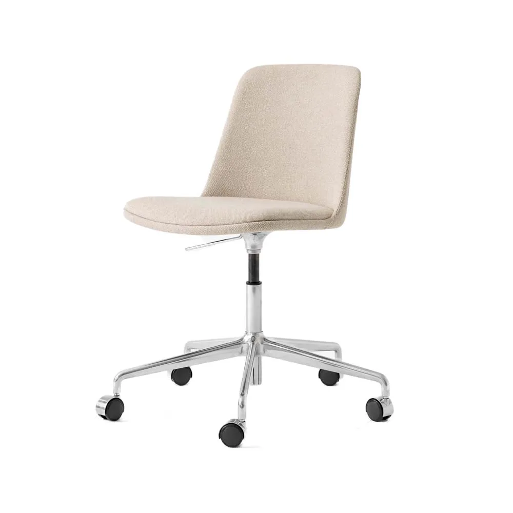 Rely HW31 office chair, Hallingdal 200-aluminium base &Tradition