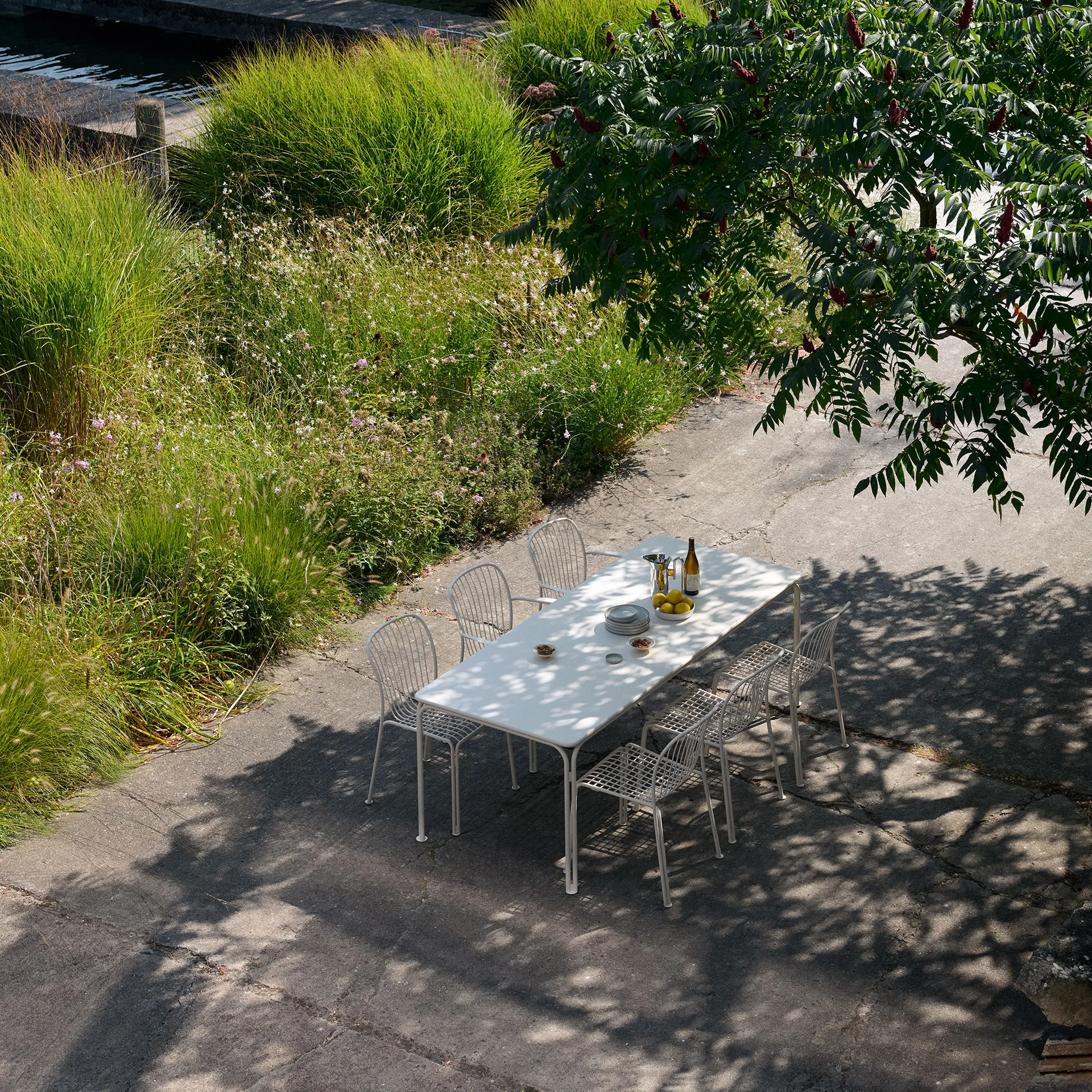 Thorvald Outdoor SC99 dining table 220 cm, Ivory &Tradition