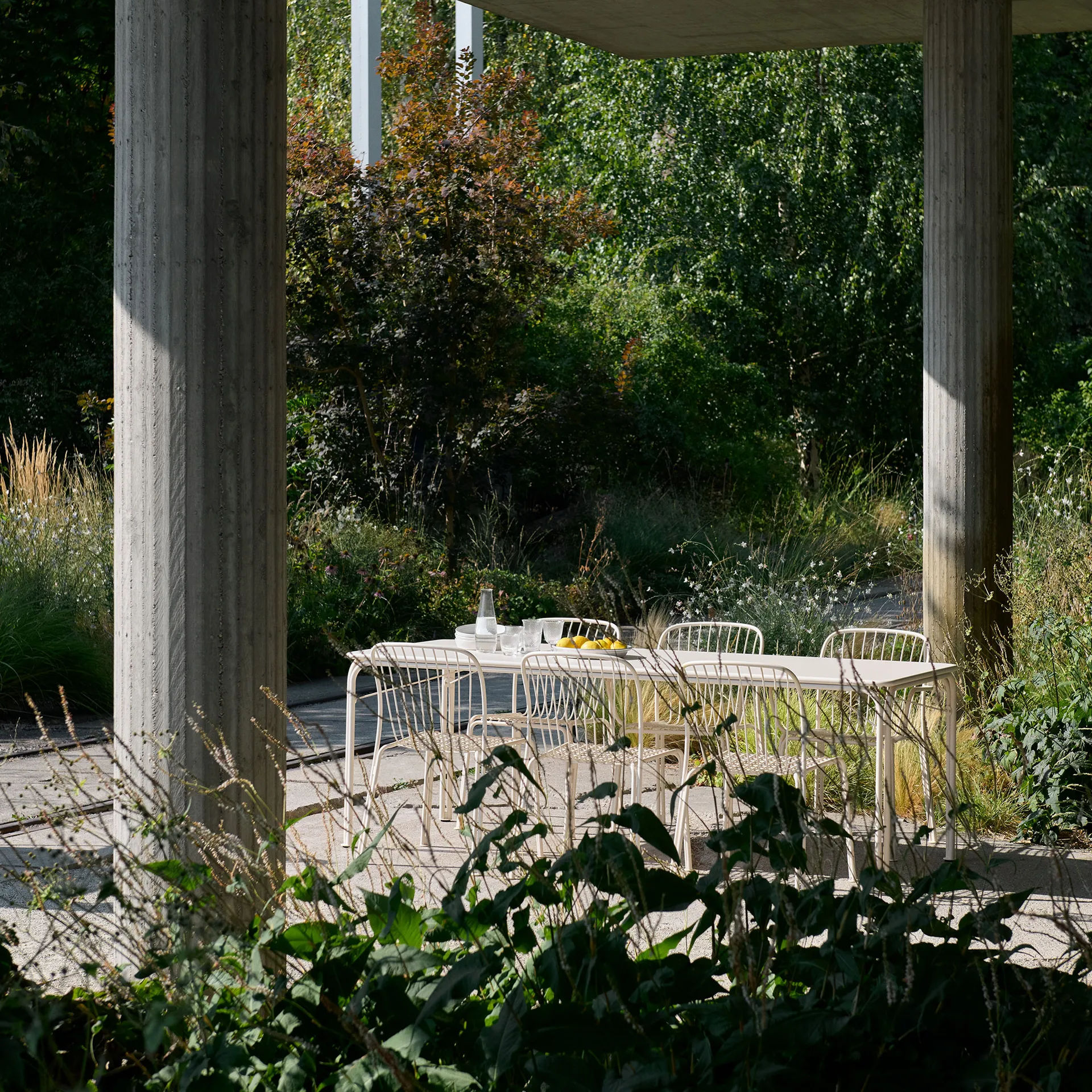 Thorvald Outdoor SC99 dining table 220 cm, Ivory &Tradition