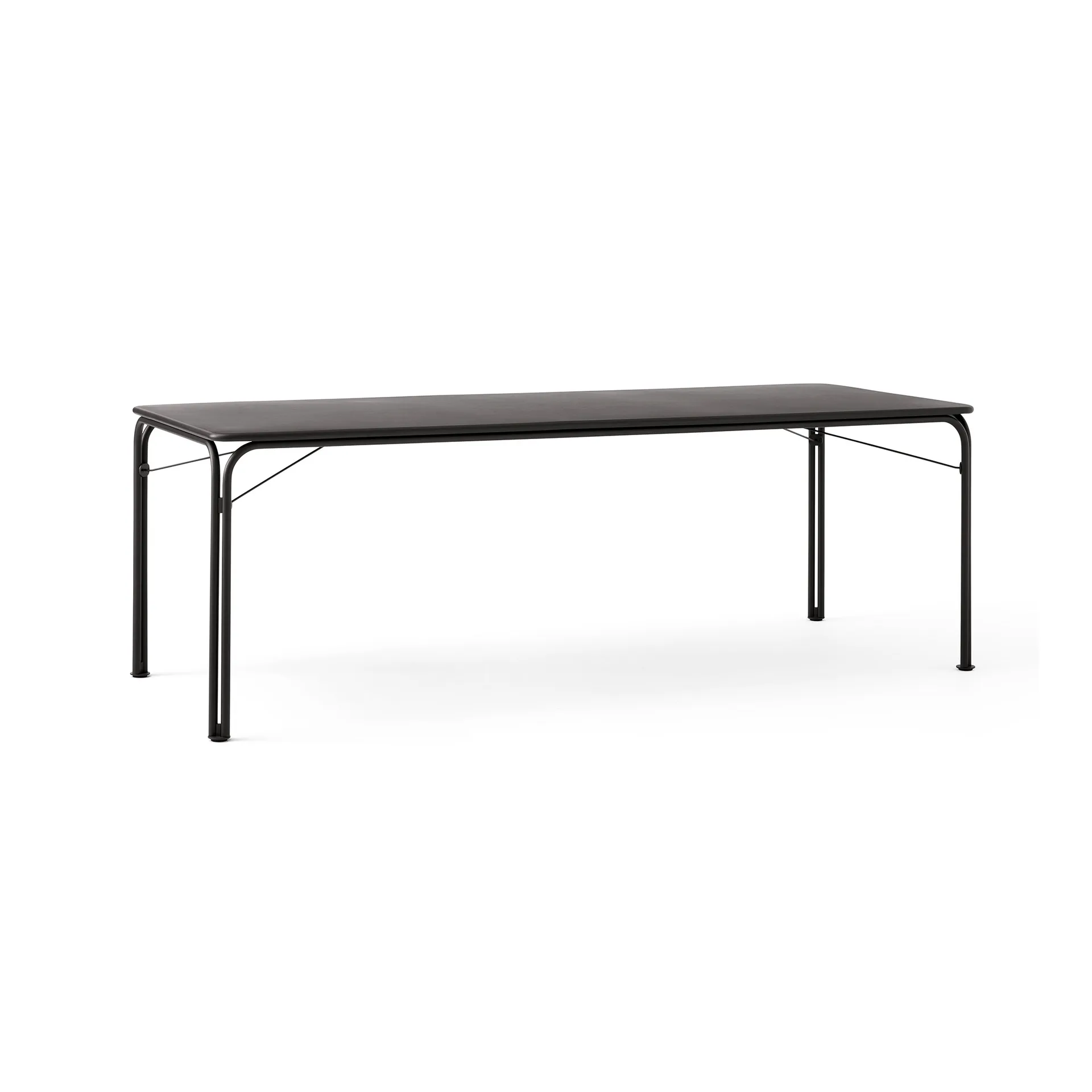 Thorvald Outdoor SC99 dining table 220 cm, Warm black &Tradition