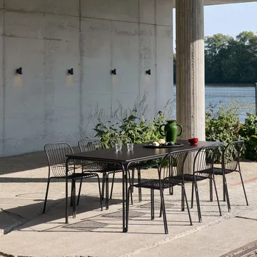 Thorvald Outdoor SC99 dining table 220 cm - Warm black - &Tradition