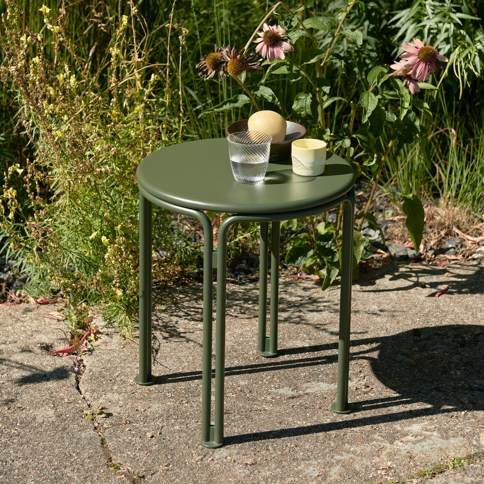 Thorvald SC102 side table, Bronze green &Tradition