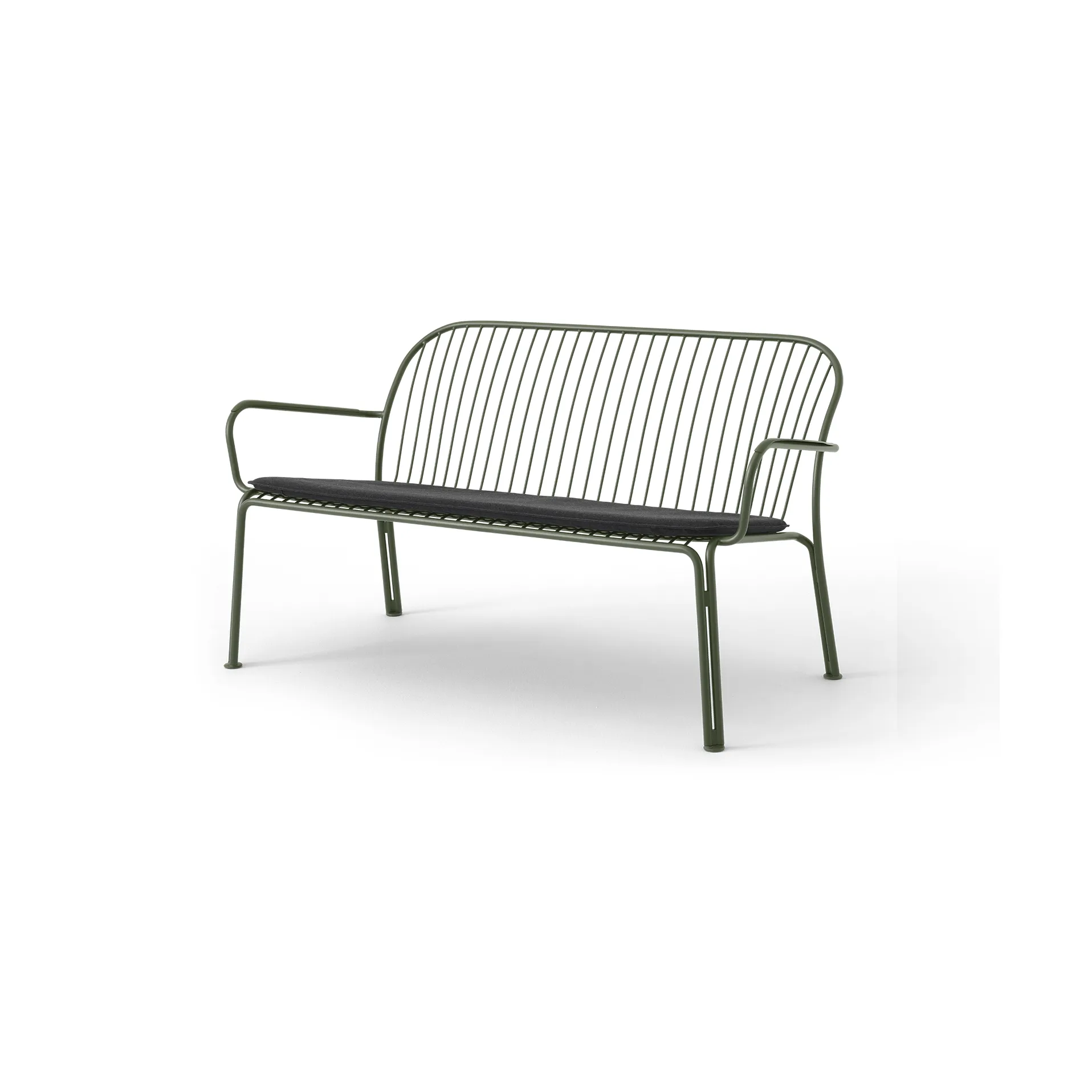 Thorvald SC110 lounge sofa, Bronze green, 143 cm &Tradition