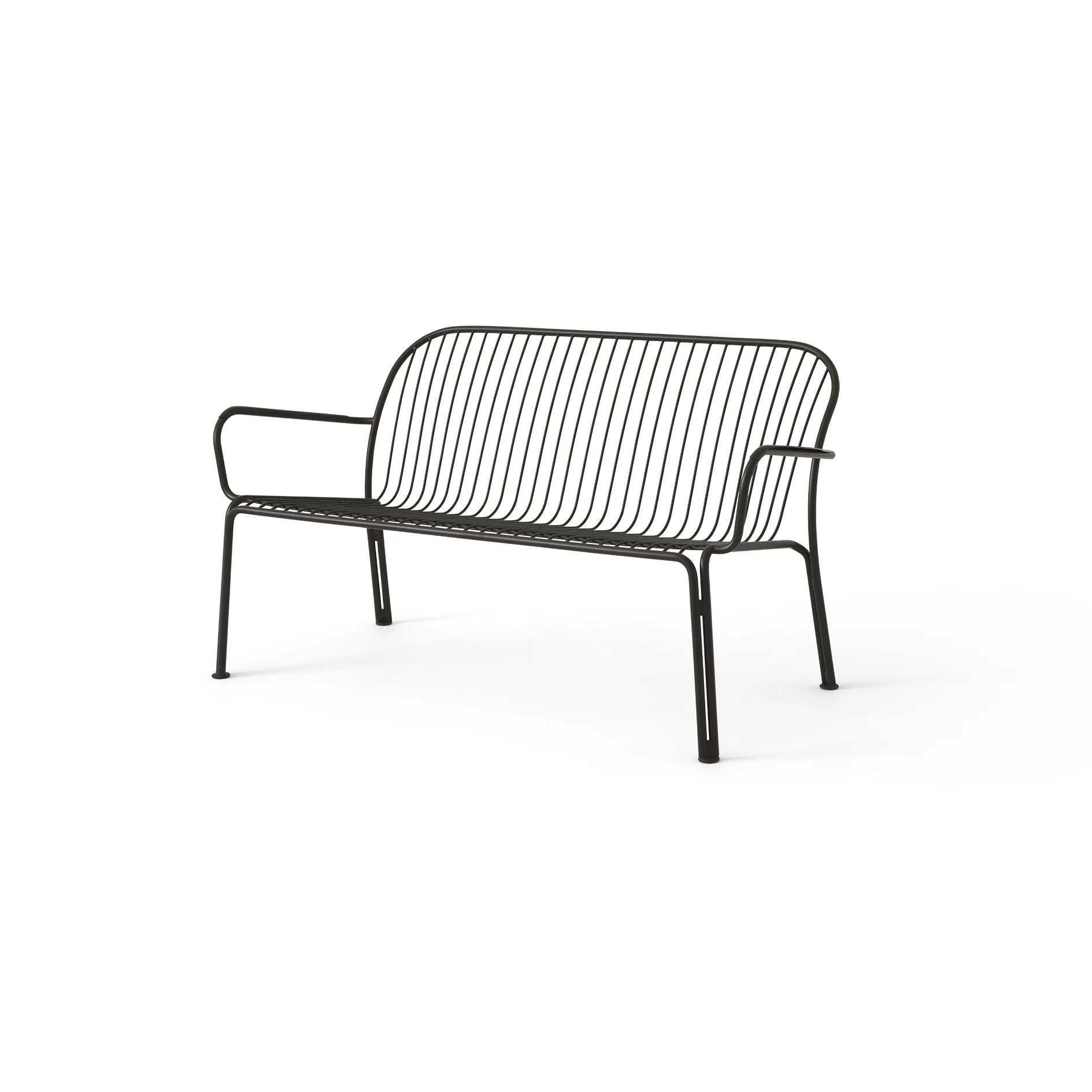 Thorvald SC110 lounge sofa, Warm black, 143 cm &Tradition