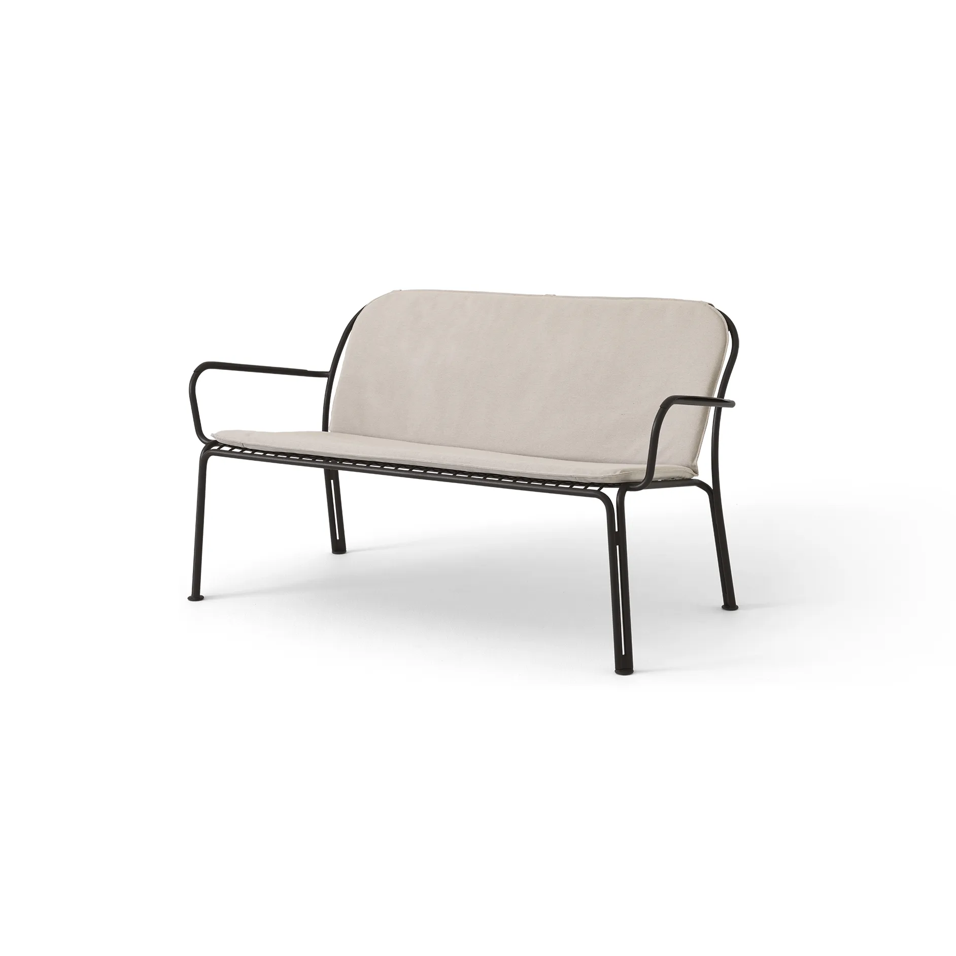 Thorvald SC110 lounge sofa, Warm black, 143 cm &Tradition