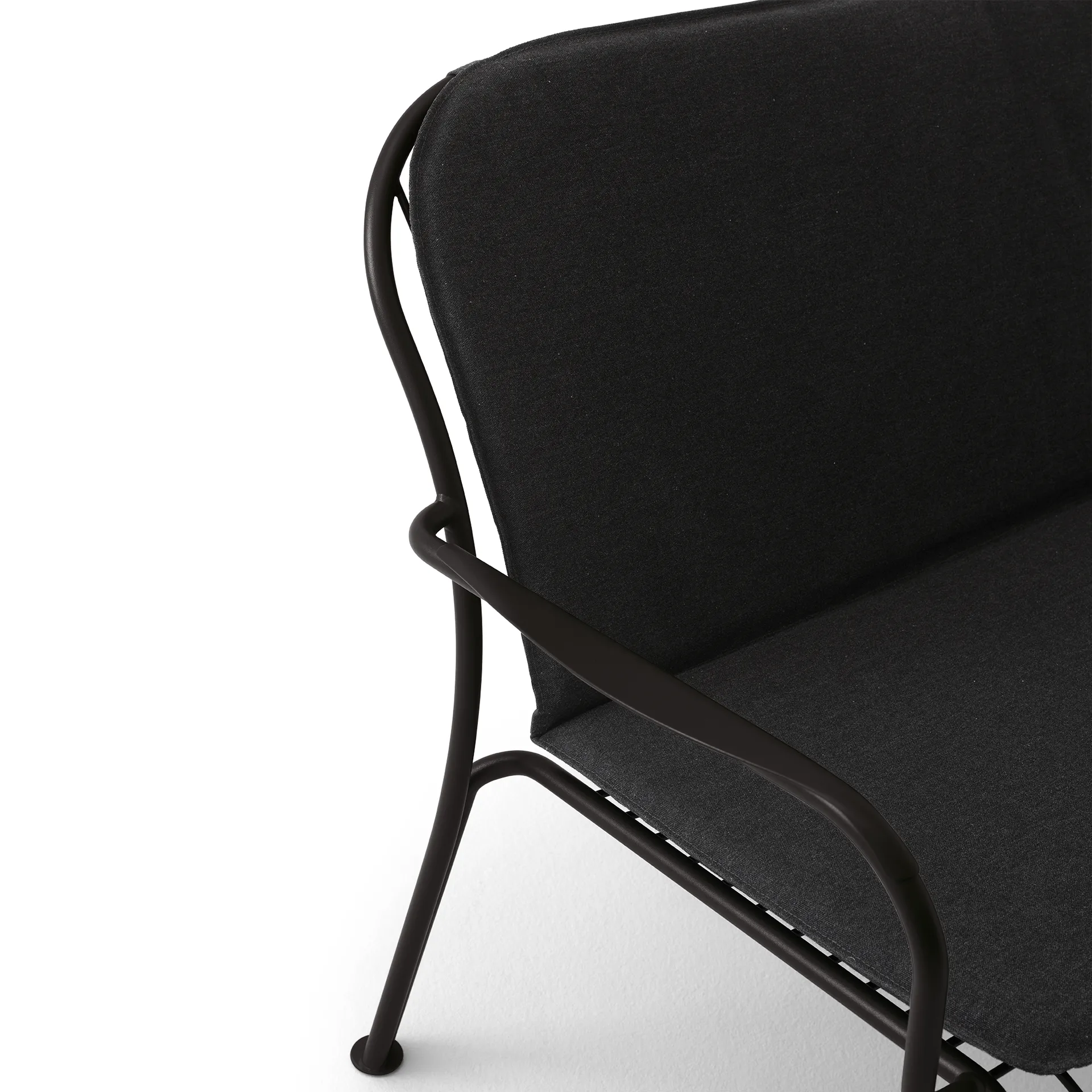 Thorvald SC110 lounge sofa, Warm black, 143 cm &Tradition