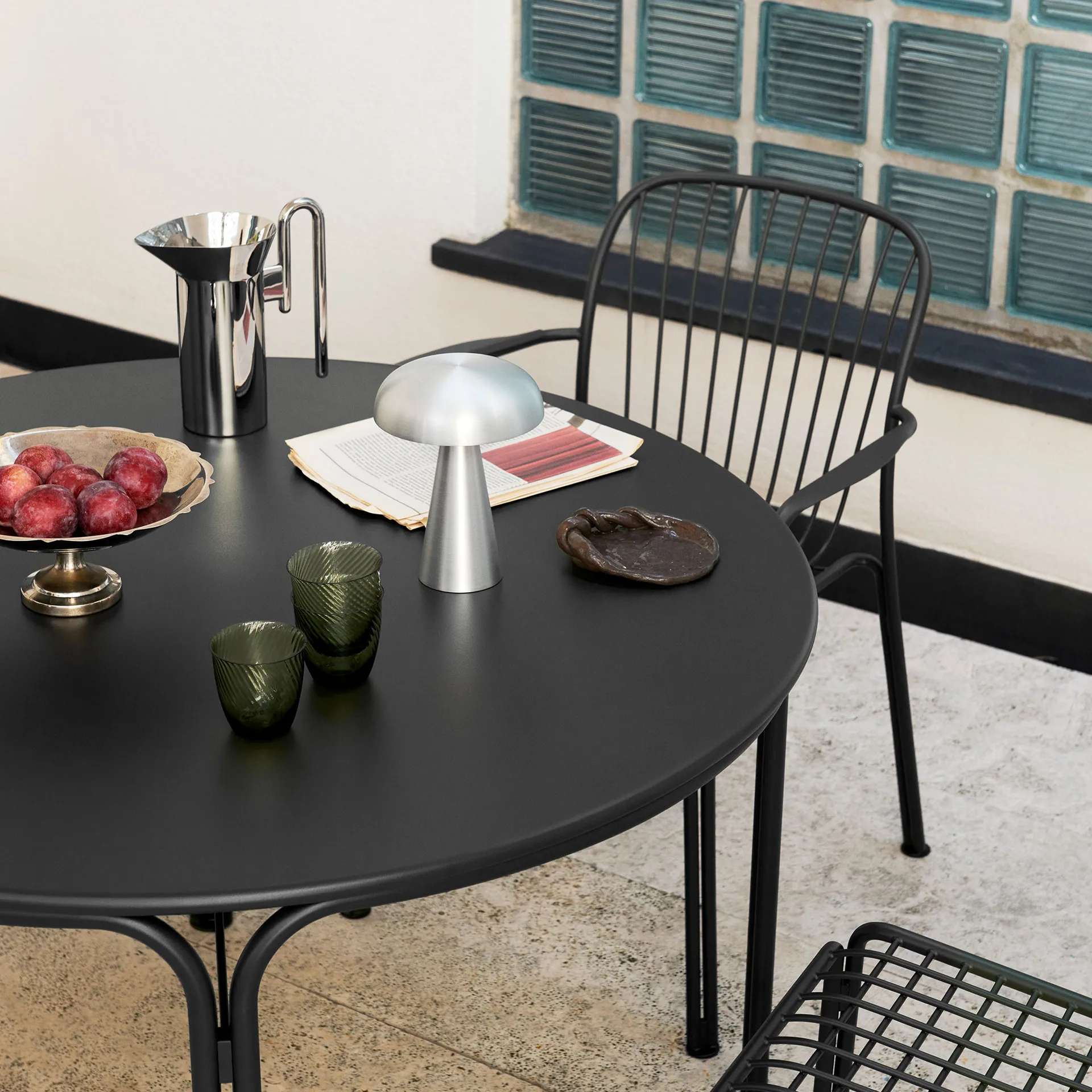 Thorvald SC98 dining table Ø115 cm, Black &Tradition