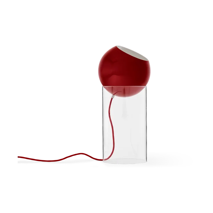 Topan VP14 floor lamp 46,5 cm - Clear-vermilion red - &Tradition