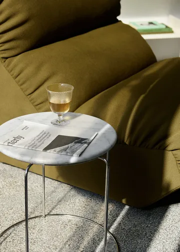 Wire Stool VP11 tabletop Ø38 cm - Marble Bianco Carrara - &Tradition
