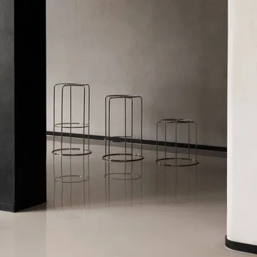 Wire VP15 bar stool - Stainless steel, 65 cm - &Tradition